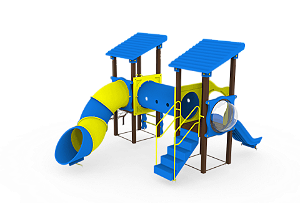 Playground Madeira Plástica - cód.: B954 - Faixa etária até 06 anos