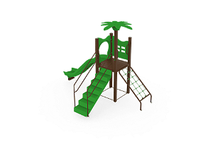 Playground Madeira Plástica - cód.: B1351 - Faixa etária de até  12 anos