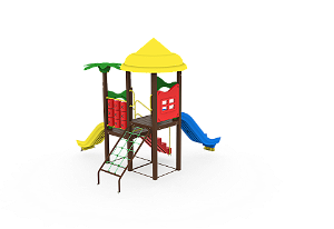 Playground Madeira Plástica - cód.: B135951 - Faixa etária de  03 até 12 anos