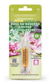 FERTILIZANTE FLACONETE ROSA DESERTO, CACTOS SUCULENTAS OUROGARDEN 5ml
