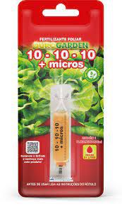 FERTILIZANTE FLACONETE 10-10-10 OUROGARDEN 5ml