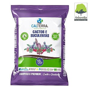 SUBSTRATO CACTOS E SUCULENTAS - 10Kg CALTERRA