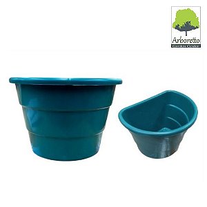 VASO ARANDELA VERDE PETRÓLEO UTILIPLAS