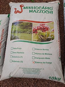 ESTERCO DE FRANGO 10Kg MAZZOCHI
