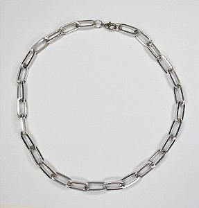 Colar Choker Corrente Cadeado - Moon Skull