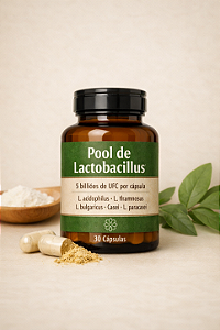 Pool de lactobacilus 5bilhões 30capsulas