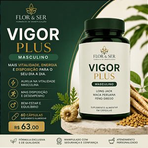 Vigor Plus | Vitalidade Masculina