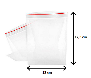 SACO ZIP HERMÉTICO N06 12X17,3 100 un