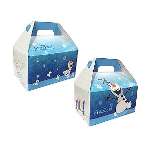 Caixa Maleta de Papel Olaf - pacotes com 10 unidades