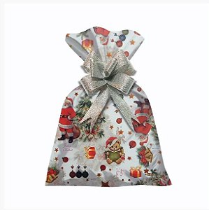 Saco Para Presente 35x54cm Natal Requinte