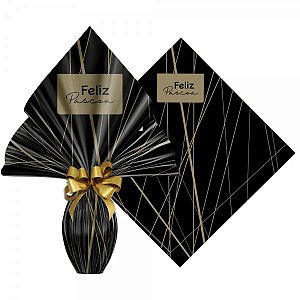 Envelope Páscoa Risque Preto 25 unidades