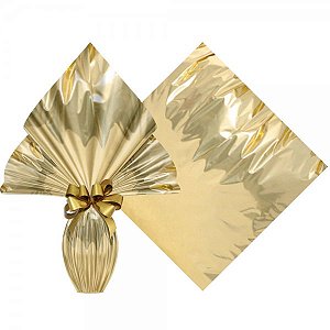 Envelope Páscoa Metal Ouro 25 unidades