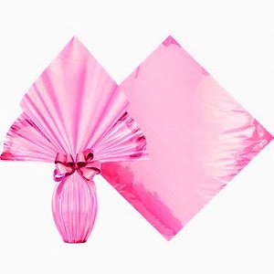 Envelope Páscoa Metal Rosa Pink 25 unidades