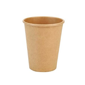 Copo de Papel Kraft 150ml - Pacote com 40 unidades
