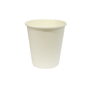 Copo de Papel Branco 060ml - Pacote com 40 unidades