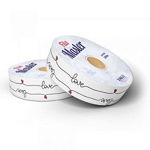 Fita Plástica Decorada 32mm x 100m Master Beat Love