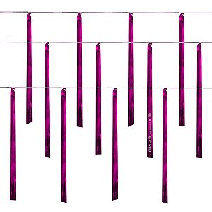 Varal de Fitas Metalizadas Pink - pacote com 10 m