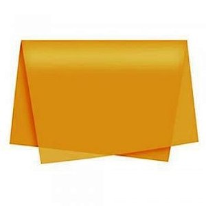 Papel de Seda 50x70cm Laranja - 100 folhas