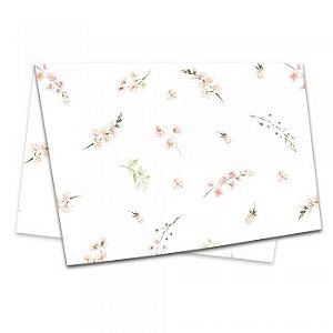 Papel de Seda Decorado 50x70cm Alice - pacote com 50 unidades