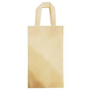 Sacola em TNT com Alça 20x35cm Creme - pacote com 10 unidades