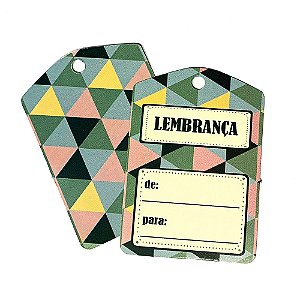 TAG Decorativa Lembrança De Para - Pacote com 10 unidades