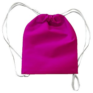Mochila em TNT 25x35cm Pink - pacote com 5 unidades