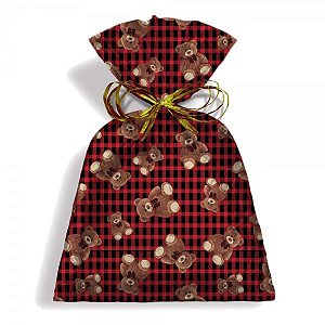 Saco Perolado para Presente Urso Teddy