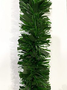 Festão de Folgeron Quadruplo STAR 7cmx5m Verde