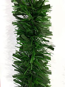 Festão de Folgeron Quadruplo STAR 10cmx5m Verde
