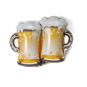 Balão Metalizado Chopp Duplo