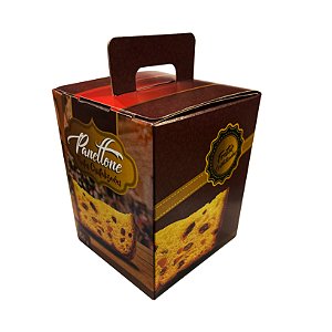 Caixa para Panetone de 100g Frutas Cristalizadas