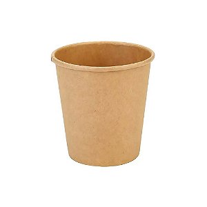 Copo de Papel Kraft 120ml - Pacote com 40 unidades