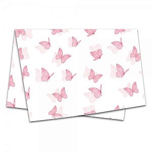 Papel de Seda Decorado 50x70cm Butterfly - 10 folhas