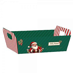 Cesta de Papelão Doce Natal Pequena