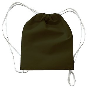 Mochila em TNT 25x35cm Marrom - pacote com 5 unidades