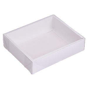 Caixa Moldura 03 Retangular com Tampa Transparente 19,5x15,5x4,0cm