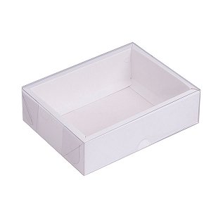 Caixa Moldura 02 Retangular com Tampa Transparente 15,5x11,0x4,0cm