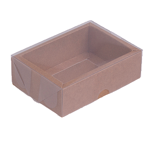 Caixa Moldura 01 Retangular com Tampa Transparente 11,5x8,0x4,0cm