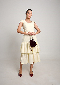 VESTIDO MIDI CAMADAS