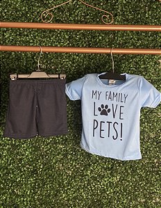 Conjunto Infantil Pets
