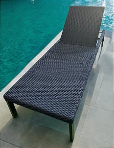 Espreguiçadeira Esmirna Corda náutica trama fechada