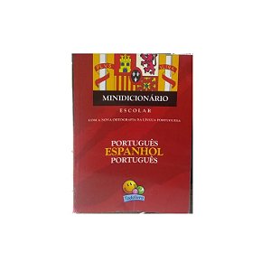 MINI DICIONÁRIO ESCOLAR PORTUGUES ESPANHOL PORTUGUÊS EDITORA TODOLIVRO