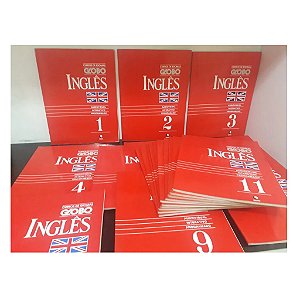 CURSO DE IDIOMAS GLOBO INGLÊS AUDIOVISUAL INTERATIVO PROGRAMADO - VOLUMES 1 ao 18