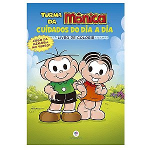 Turma Da Mônica Cuidados Do Dia A Dia Lendo E Colorindo