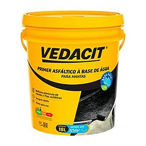 Emulsão asfáltica lata 18L Vedacit