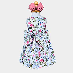 Vestido Bebê Encanto das Flores