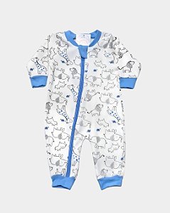 Macacão Bebê Linha Premium 100% algodão Fio 40 Safari