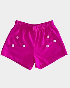 Shorts Infantil Menina Brandili Rosa