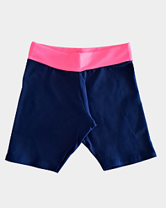 Bermuda infantil Menina Azul Marinho