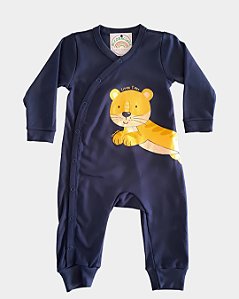 Macacão Bebê Linha Premium 100% Algodão Tigre